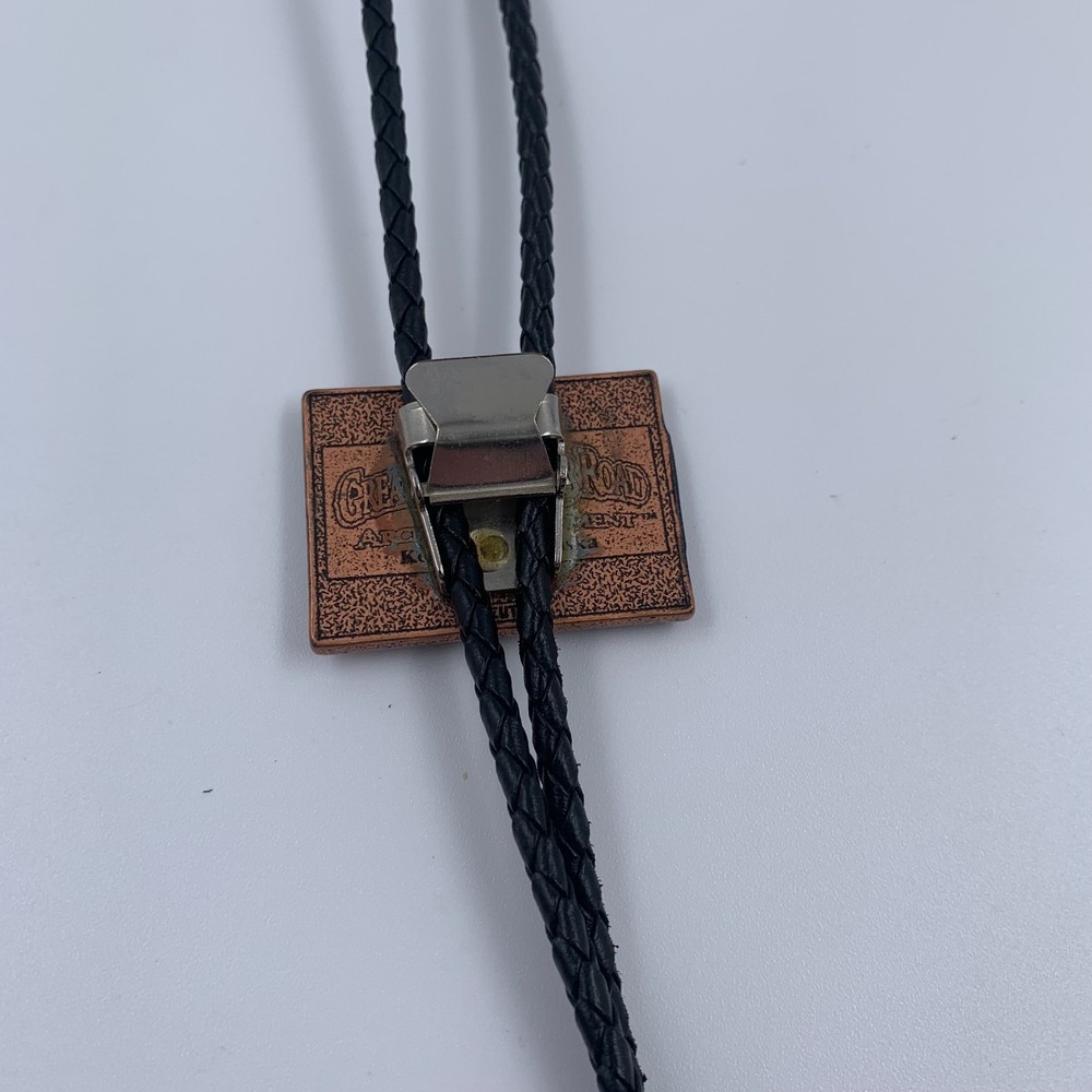 Handmade Great Platte River Road Archway Monument Bolo Tie Nebraska Pioneer - Picture 4 of 6